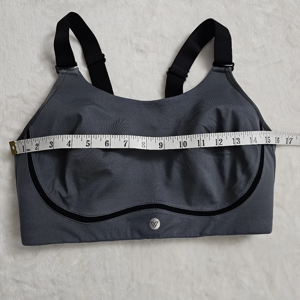 LIVI Active Lane Bryant Charcoal Volta High-Impact Sports Bra Size 38 DDD - Picture 5 of 13
